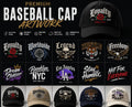 Premium Custom Baseball Cap Artwork – Bold, Stylish & Print-Ready Designs